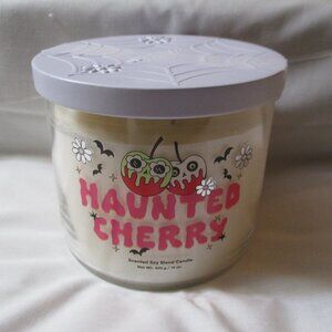 Ulta Beauty Three Wick Soy Candle Haunted Cherry 15 oz NEW